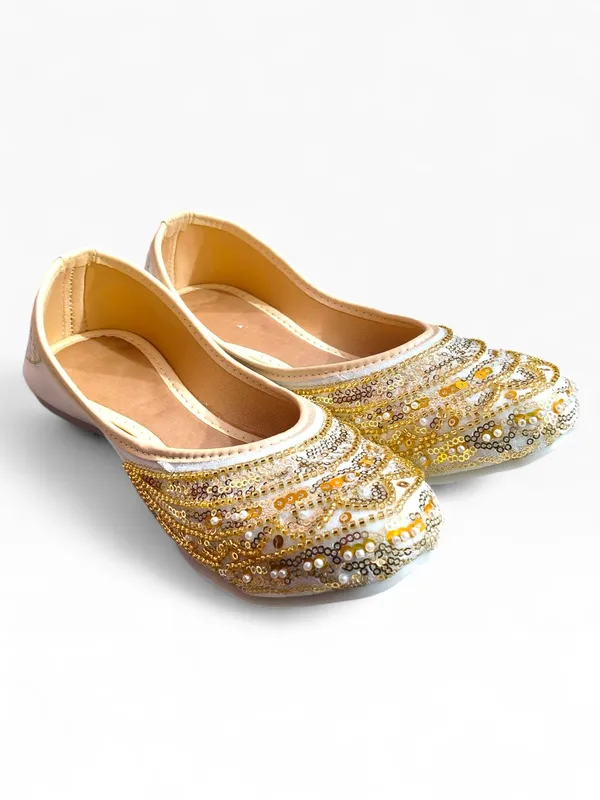 Beige_Premium_Pvc_Embroidered_Mojaris_For_Women_And_Girls