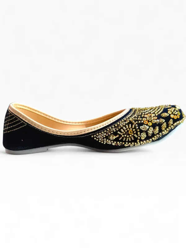 Black_Premium_Pvc_Embroidered_Mojaris_For_Women_And_Girls
