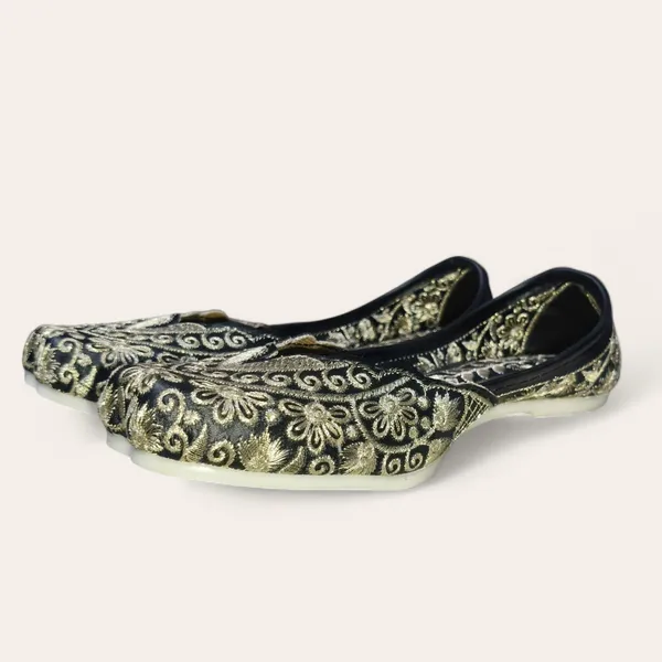 Black_Premium_Pu_Embroidered_Bellies_For_Women_And_Girls