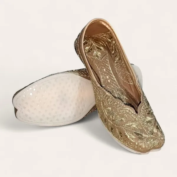 Bronze_Premium_Pu_Embroidered_Bellies_For_Women_And_Girls