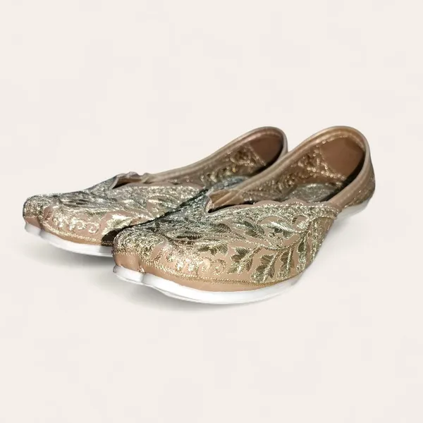 Bronze_Premium_Pu_Embroidered_Bellies_For_Women_And_Girls