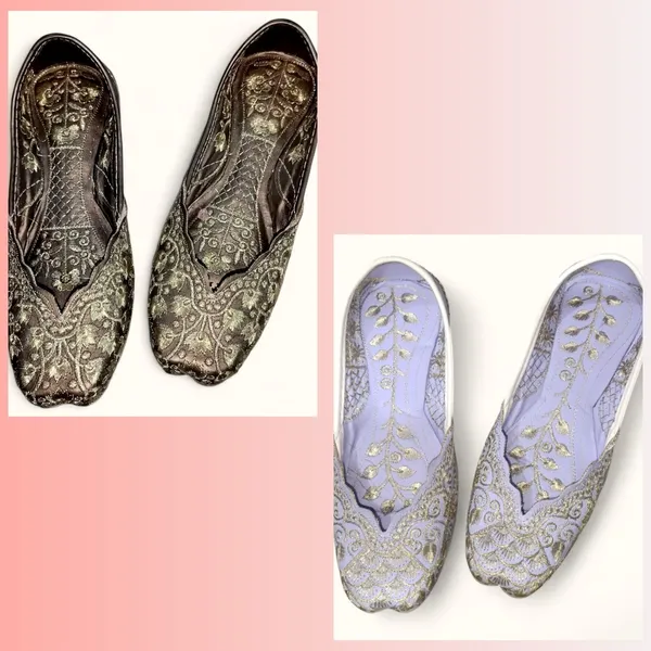 Purple_And_Brown_Premium_Pu_Embroidered_Bellies_For_Women_And_Girls_|_Pack_Of_2