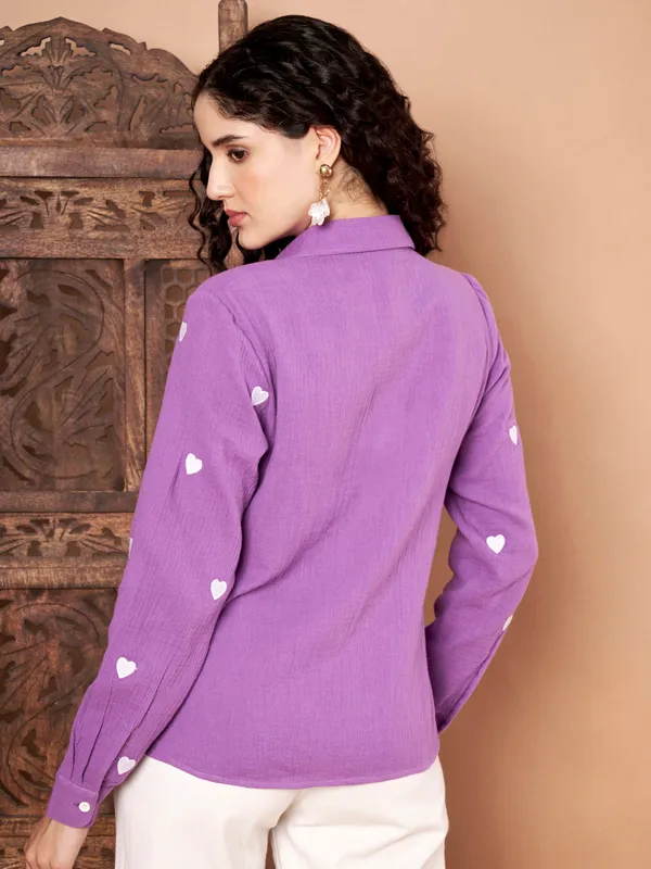 Purple_Cotton_Shirt_With_White_Heart_Embroidery