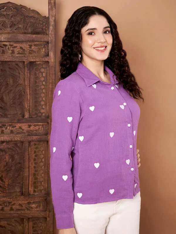 Purple_Cotton_Shirt_With_White_Heart_Embroidery