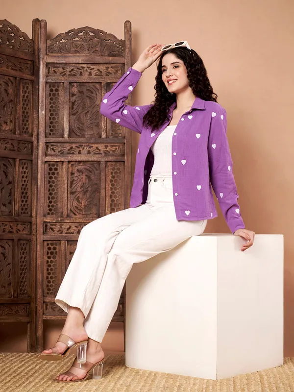 Purple_Cotton_Shirt_With_White_Heart_Embroidery
