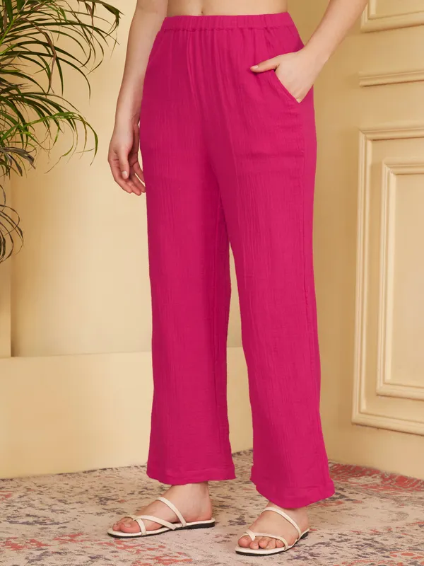 Women_Pink_Cotton_Top_&_Pant_Co-Ord_set