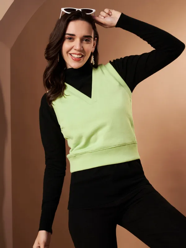 Women�s_100%_Cotton_V-Neck_Winter_Sweater_Vest