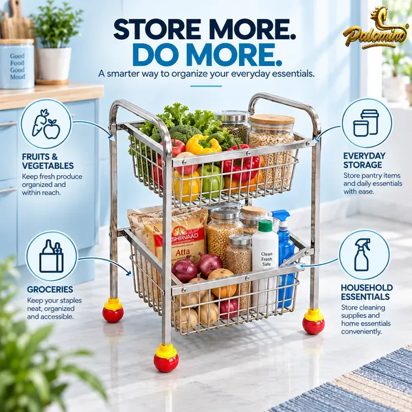 PALOMINO_2_Layer_Stainless_Steel_Kitchen_Trolley_Rack_|_Fruit_&_Veg_Stand_Stainless_Steel_Kitchen_Trolley