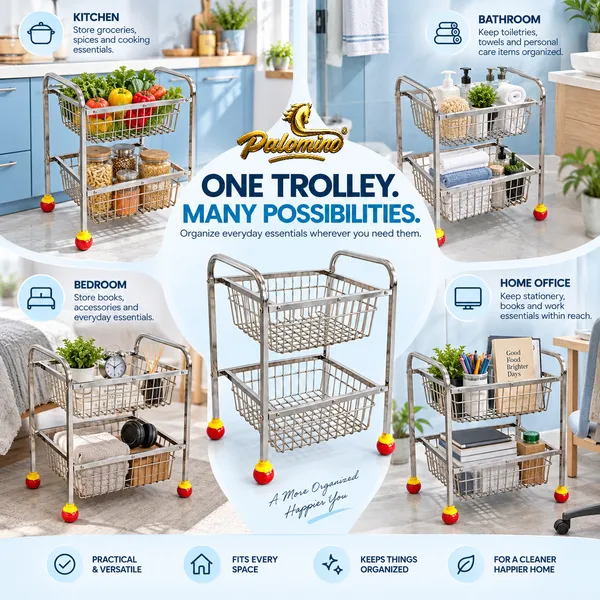 PALOMINO_2_Layer_Stainless_Steel_Kitchen_Trolley_Rack_|_Fruit_&_Veg_Stand_Stainless_Steel_Kitchen_Trolley