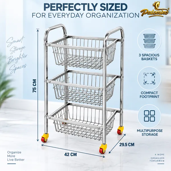PALOMINO_3_Layer_Stainless_Steel_Kitchen_Trolley_Rack_|_Fruit_&_Veg_Stand_Stainless_Steel_Kitchen_Trolley