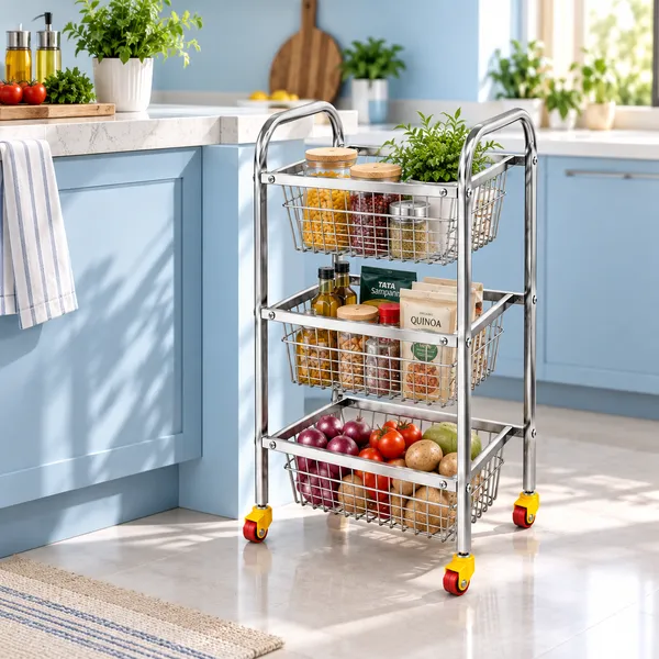 PALOMINO_3_Layer_Stainless_Steel_Kitchen_Trolley_Rack_|_Fruit_&_Veg_Stand_Stainless_Steel_Kitchen_Trolley