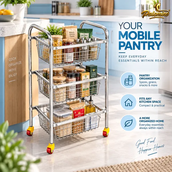 PALOMINO_3_Layer_Stainless_Steel_Kitchen_Trolley_Rack_|_Fruit_&_Veg_Stand_Stainless_Steel_Kitchen_Trolley
