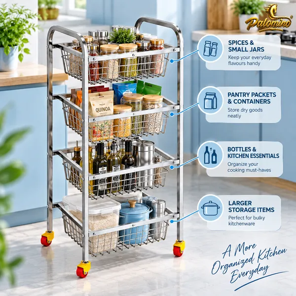 PALOMINO_4_Layer_Stainless_Steel_Kitchen_Trolley_Rack_|_Fruit_&_Veg_Stand_Stainless_Steel_Kitchen_Trolley