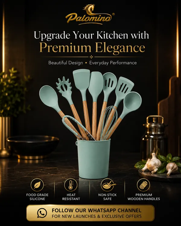 PALOMINO_Premium_Silicone_Kitchen_Utensil_Set_|_12-Piece_Food_Grade_Silicone_Cooking_Tools_with_Premium_Wooden_Handles_&_Holder_|_BPA_Free_|_Heat_Resistant_|_Non-Stick_Safe_|_Modern_Kitchen_Essentials