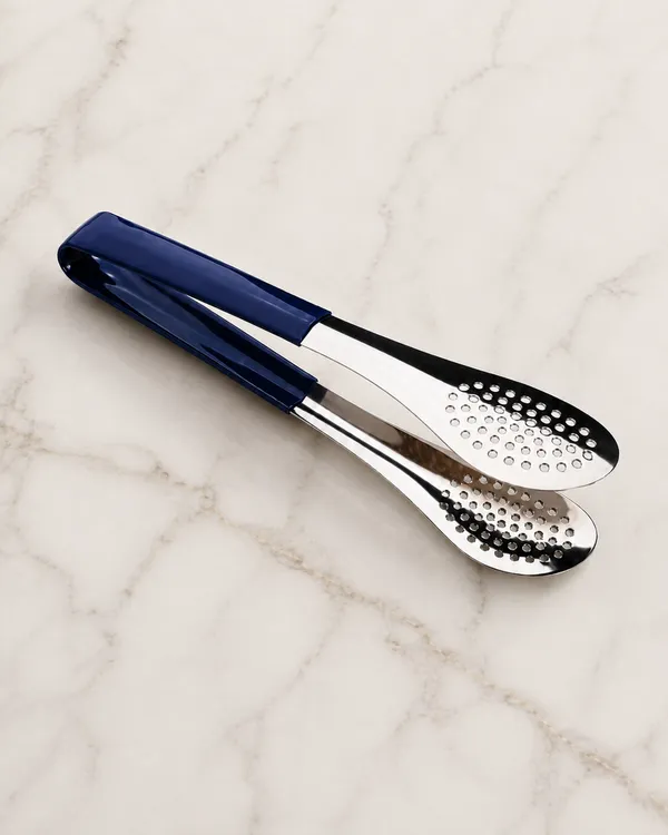 PALOMINO_Premium_Stainless_Steel_Serving_Tongs_|_26_cm_|_Food_Grade_(Blue)_