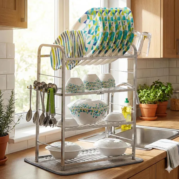 Stainless_Steel_4_Layer_Shelf_Wall_(24_X_18_Inch)