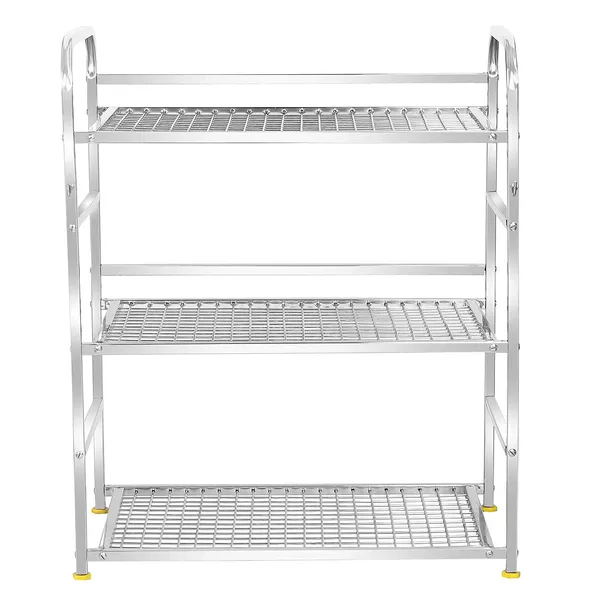 Kitchen_Microwave_Shelf,_Stand_Kitchen_Counter_Shelf_Organizer,_Microwave_Oven_Rack,_3_Tiers_with_2_Hooks_(75_x_38_x_11_cm,_Stainless_Steel,_Tiered_Shelf)