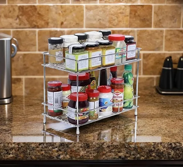 Stainless_Steel_2-Tier_Spice_Rack_For_(Silver,_Tiered_Shelf)