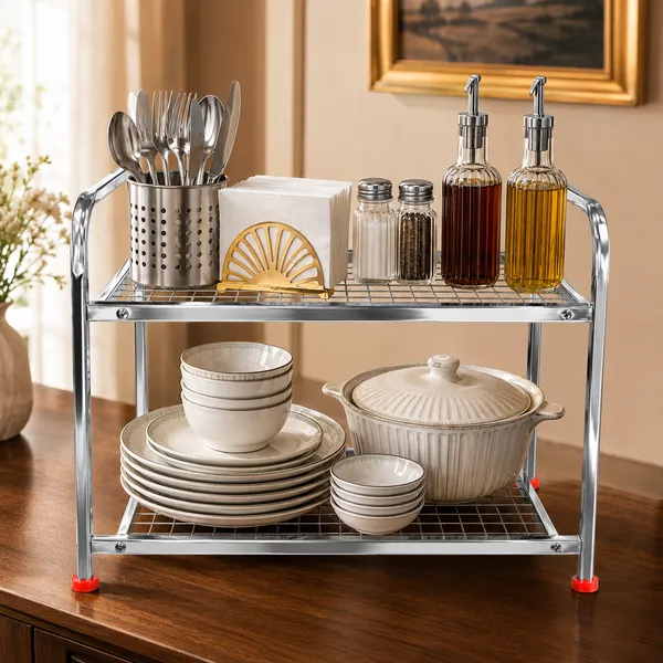 Palomino_Heavy-Duty_Stainless_Steel_Shelf_|_Countertop_Storage_Organizer_for_Induction_Cooktop,_Office_Supplies,_&_Toiletries_(2_SHELF)