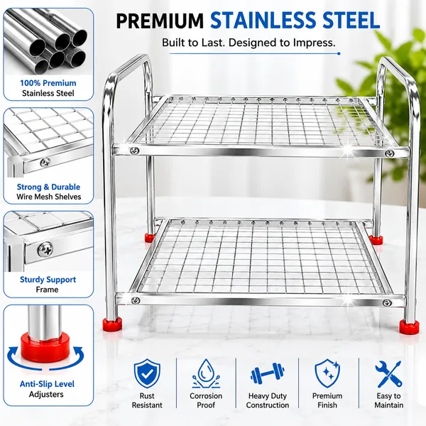 Palomino_Heavy-Duty_Stainless_Steel_Shelf_|_Countertop_Storage_Organizer_for_Induction_Cooktop,_Office_Supplies,_&_Toiletries_(2_SHELF)