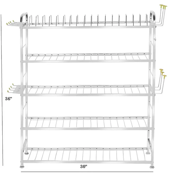 Wall_Mount_Kitchen_Utensils_Dish_Rack_(36_X_30)