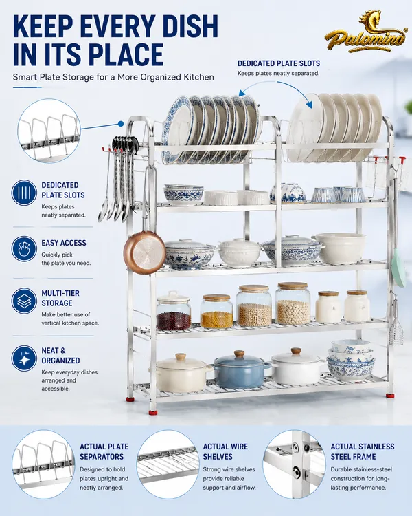 Wall_Mount_Kitchen_Utensils_Dish_Rack_(36_X_30_Inches,_Tiered_Shelf)