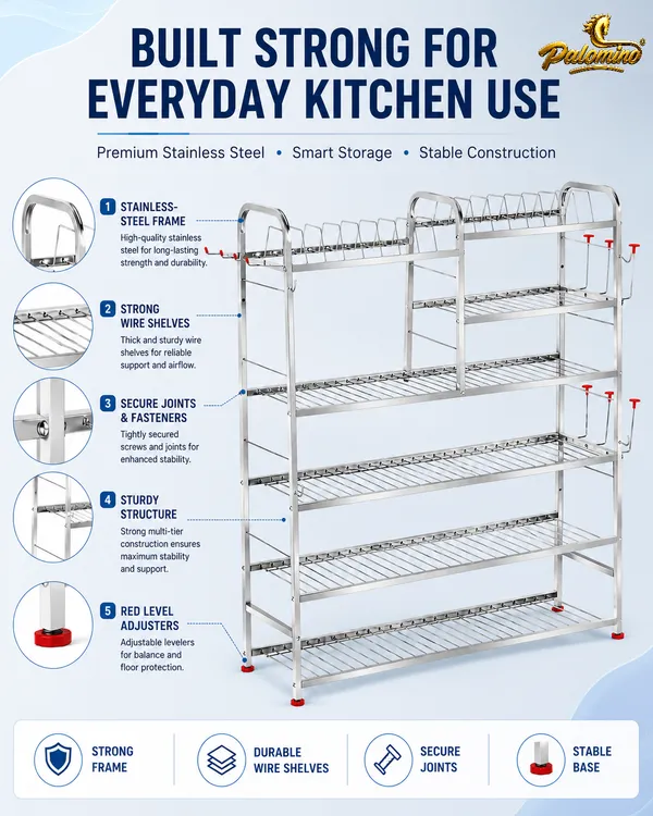 Wall_Mount_Kitchen_Utensils_Dish_Rack_(36_X_30_Inches,_Tiered_Shelf)