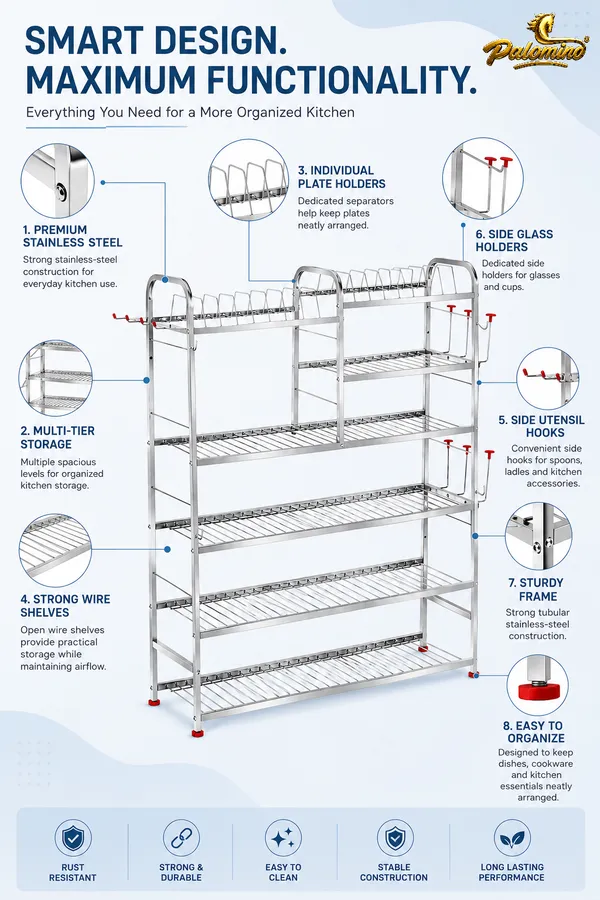 Wall_Mount_Kitchen_Utensils_Dish_Rack_(36_X_30_Inches,_Tiered_Shelf)