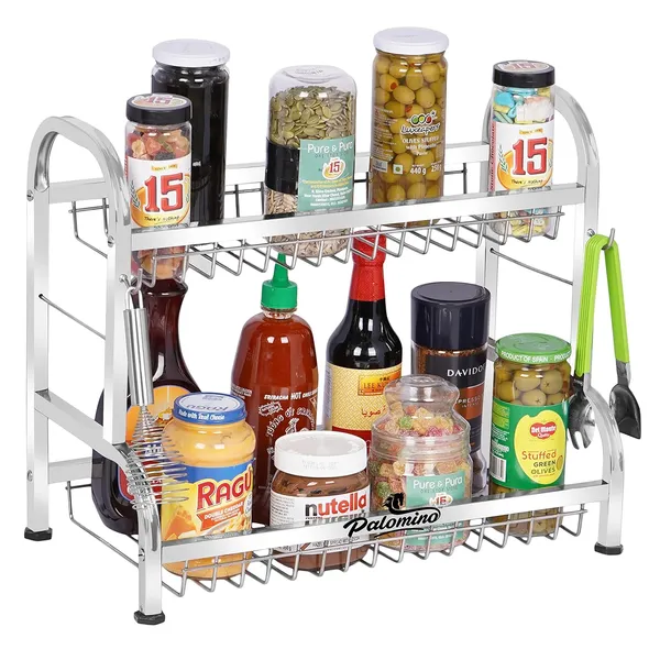 Stainless_Steel_Dish/Plate_Rack/Stand_(15X18_Inch_2_Layer_Kitchen_Tray)