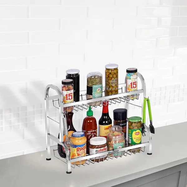 Stainless_Steel_Dish/Plate_Rack/Stand_(15X18_Inch_2_Layer_Kitchen_Tray)