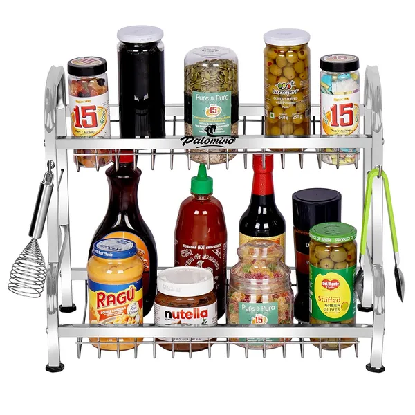 Stainless_Steel_Dish/Plate_Rack/Stand_(15X18_Inch_2_Layer_Kitchen_Tray)