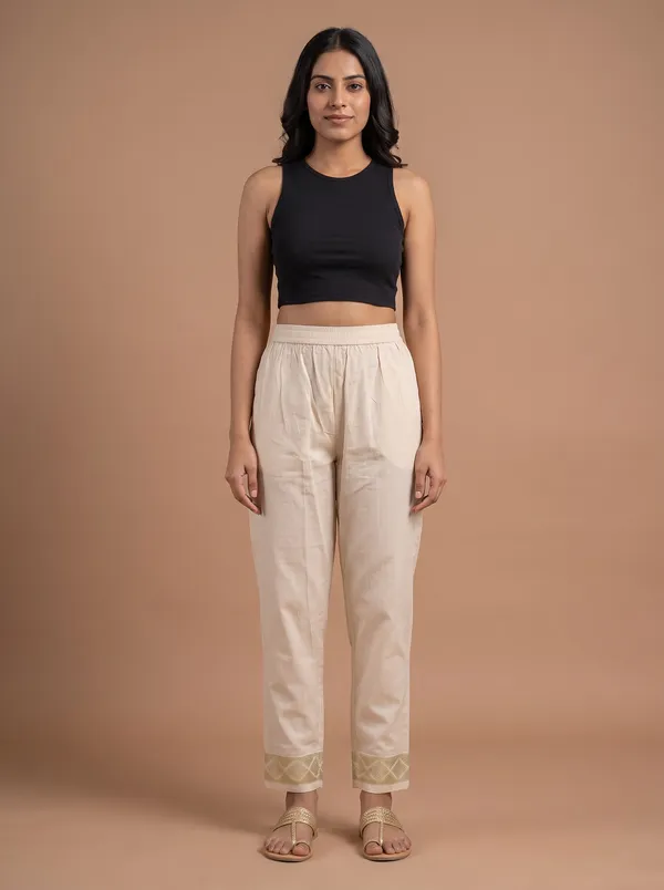 Cream_Golden_Lace_Pants