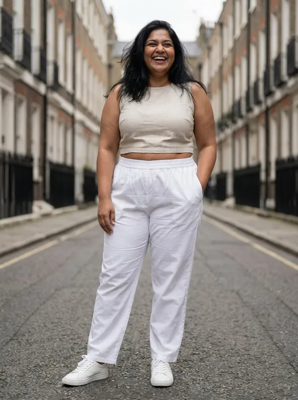 White_Cotton_Comfort_Fit_Mid-rise_Formal_Pant_For_Women