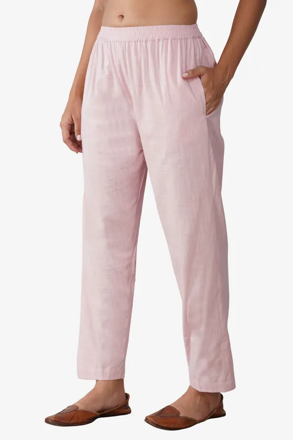 Pink_Cotton_Relaxed_High-Rise_Elasticated_Trousers_For_Women