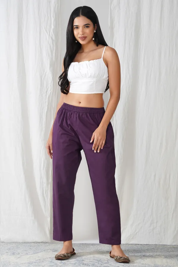 Women_Relaxed_Fit_Solid_Cotton_Pant