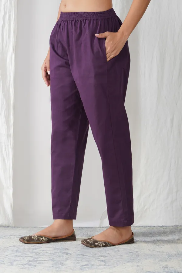 Women_Relaxed_Fit_Solid_Cotton_Pant
