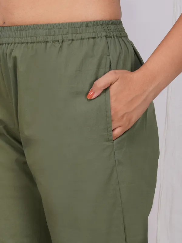 Green_Cotton_Relaxed_Mid-Rise_Lace_Hem_Trousers_For_Women