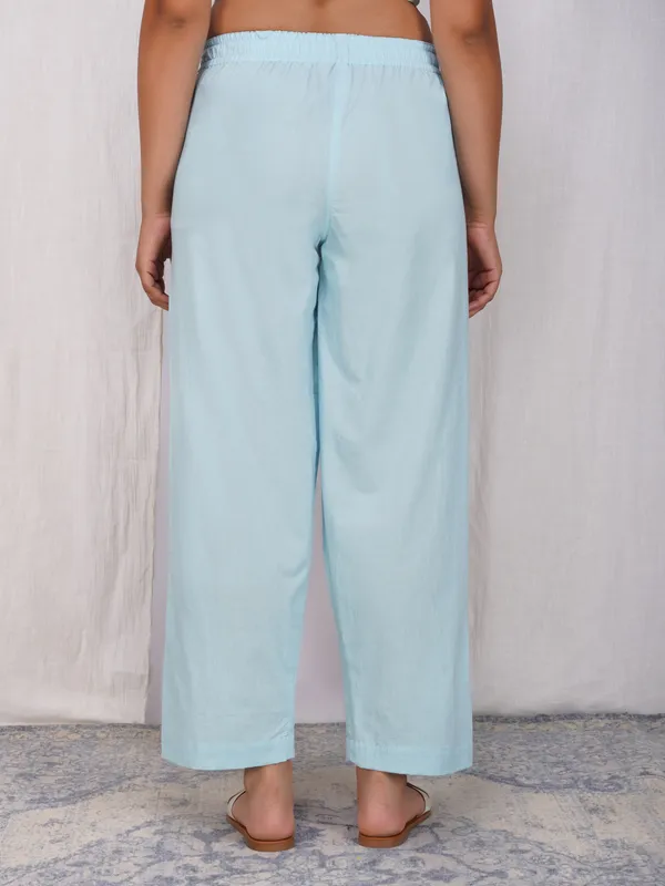 Powder_Blue_Cotton_Relaxed_Straight_Trouser_For_Women