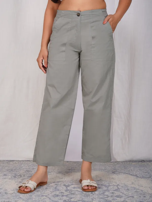 Grey_Cotton_Comfort_Fit_Mid-rise_Formal_Trouser_For_Women