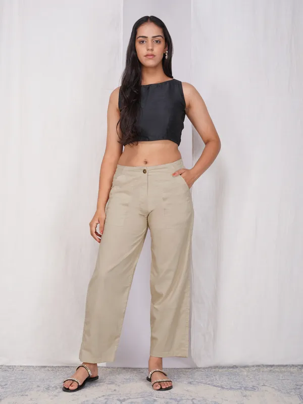 Brown_Cotton_Comfort_Fit_Mid-rise_Formal_Trouser_For_Women