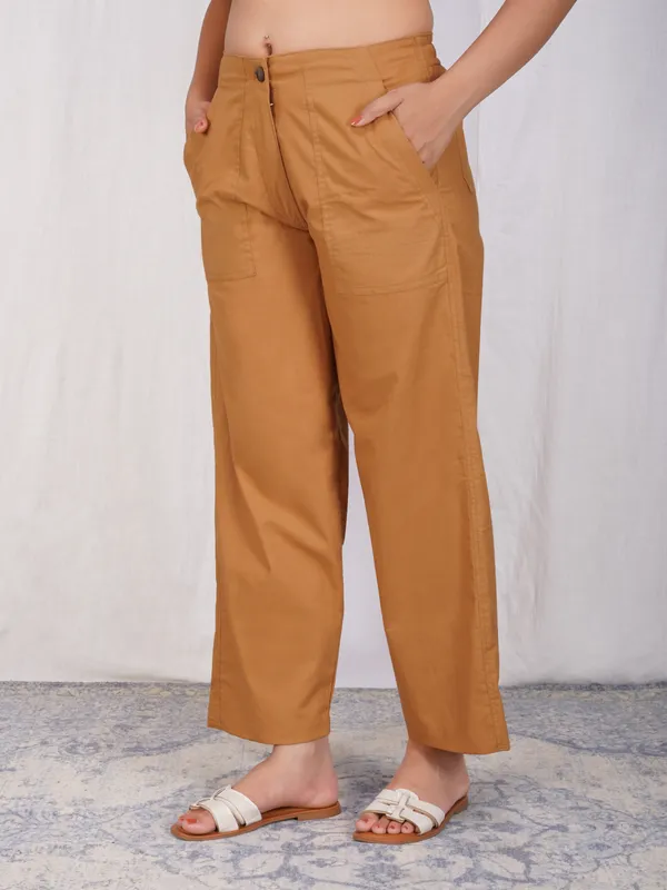 Mustard_Cotton_Comfort_Fit_Mid-rise_Formal_Trouser_For_Women