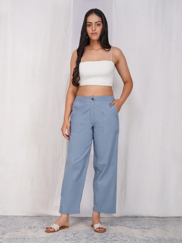Blue_Cotton_Comfort_Fit_Mid-rise_Formal_Trouser_For_Women