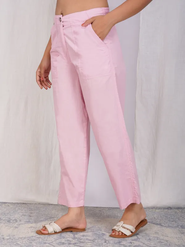 Pink_Cotton_Comfort_Fit_Mid-rise_Formal_Trouser_For_Women