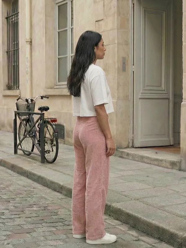 Orange_Cotton_Comfort_Fit_High-rise_Formal_Trouser_For_Women