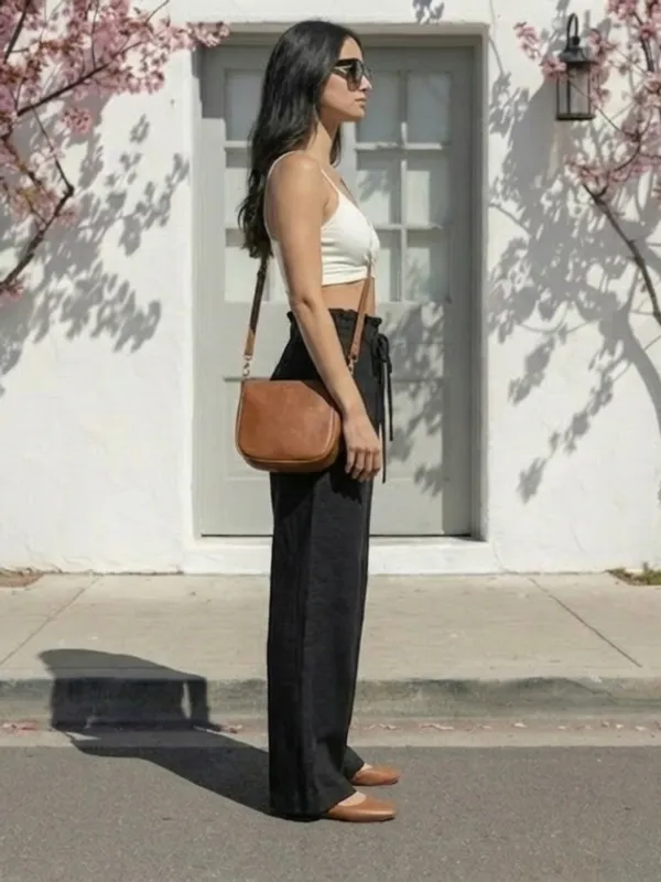 Black_Cotton_High-Rise_Straight_Leg_Trousers_For_Women