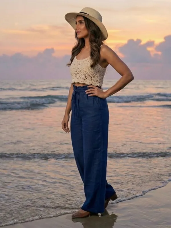 Midnight_Breeze_Navy_Blue_Ruffle_Trim_Wide-Leg_Trousers