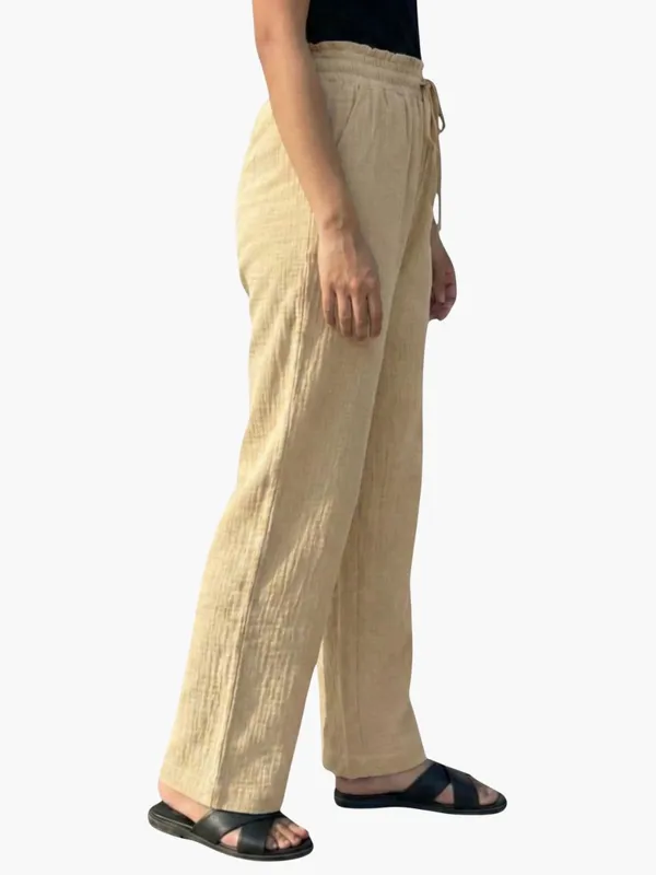 Walnut_Brown_Cotton_Relaxed_Wide_Leg_Drawstring_Trousers_For_Women