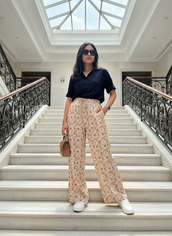 zuri_Women_Ethnic_Motifs_Printed_Relaxed_Straight_Leg_Flared_High-Rise_Trousers