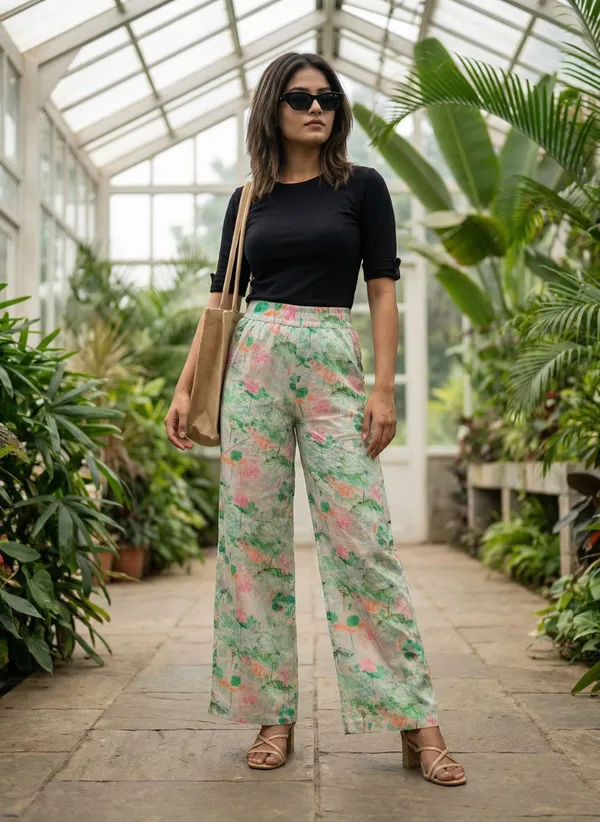 zuri_Women_Floral_Printed_Relaxed_Straight_Leg_Flared_High-Rise_Trousers