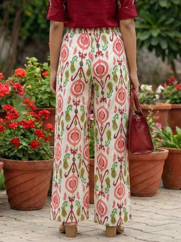 zuri_Women_Ethnic_Motifs_Printed_Relaxed_Straight_Leg_Flared_High-Rise_Trousers